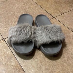 Gray Ugg slippers